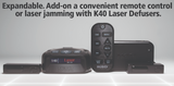 K40 Electronics K40-100 RC LNA Radar/Laser Detection w/GPS tech, OLED Display & wireless control