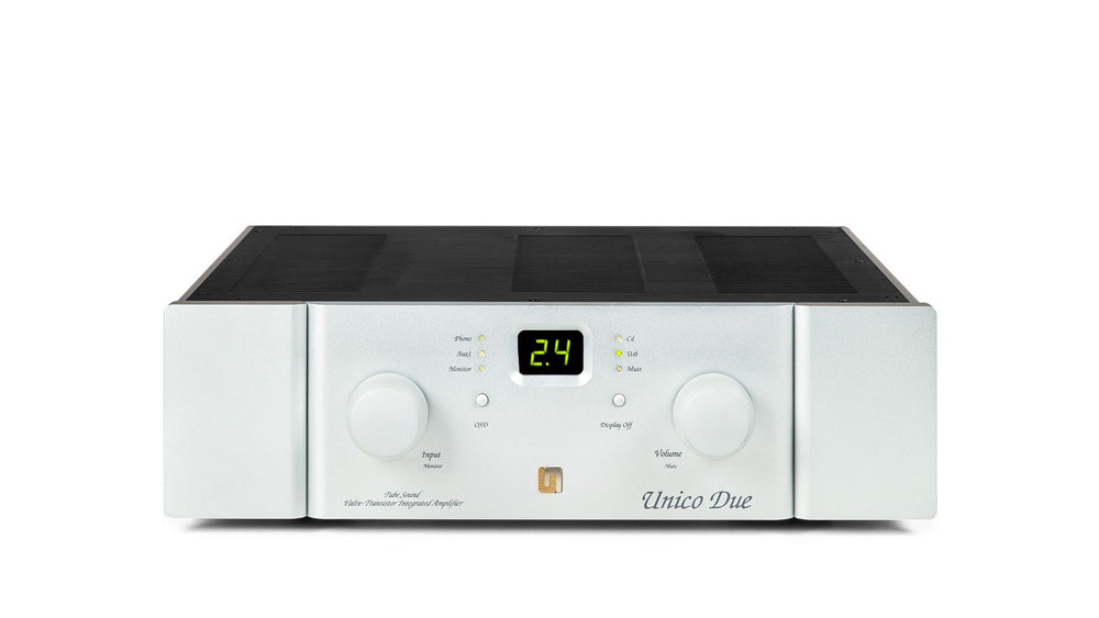 Unison Research Unico Due Hybrid Tube Integrated Amplifier - Silver Finish