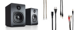 Audioengine A1-MR Multiroom Wireless Desktop Speakers with built-in DAC and Wifi