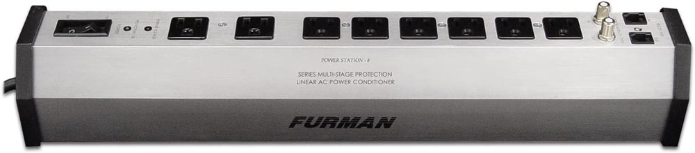 Furman PST-8:  15Amp 8 Outlet Surge Suppressor Strip