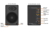 Audioengine A5+W Classic Premium Powered Bookshelf Speakers - White Pair