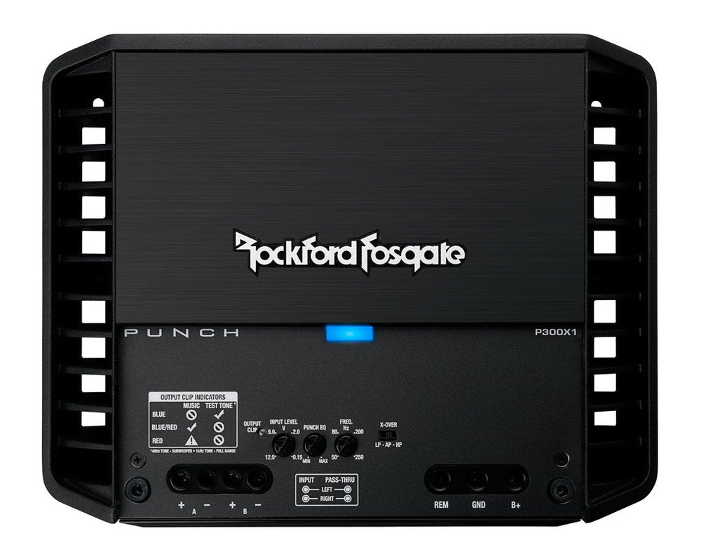 Rockford Fosgate P300X1 Punch 300 Watt Full-Range Mono Amplifier