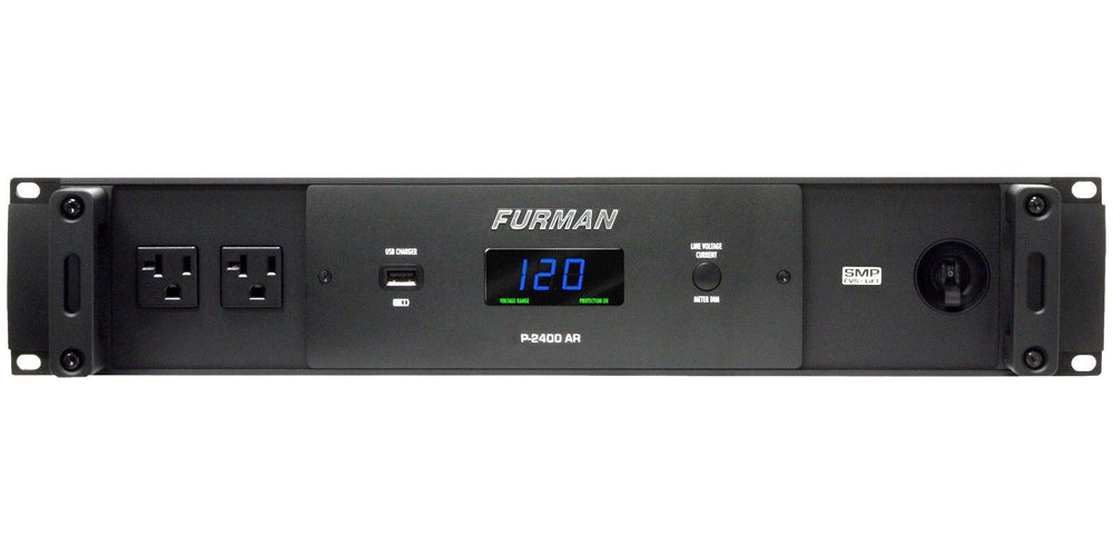 Furman P-2400 AR Power Conditioner True RMS Voltage Regulation Delivers Stable Voltage Output