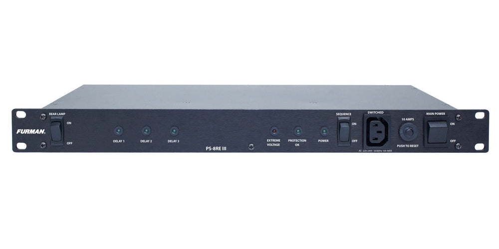 Furman PS-8RE III  10A Power Conditioner and Sequencer, 230V