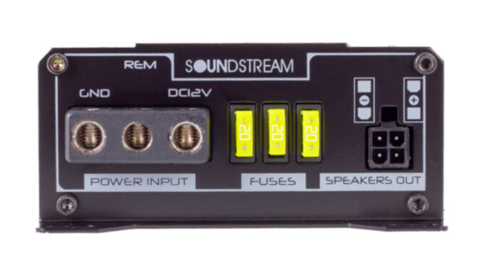 Soundstream DPA4.1600D Reserve Compact 4-Channel Car Amplifier-80 Watts RMS x4
