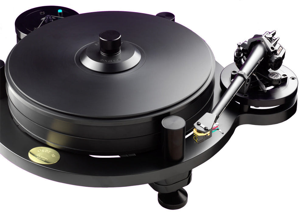 Michell Orbe SE - Small Footprint Flagship Turntable with Technoarm 2 - Black Finish
