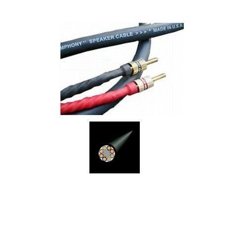 Straightwire Symphony 3 SC speaker Cables 15' standard stereo pair Bananas