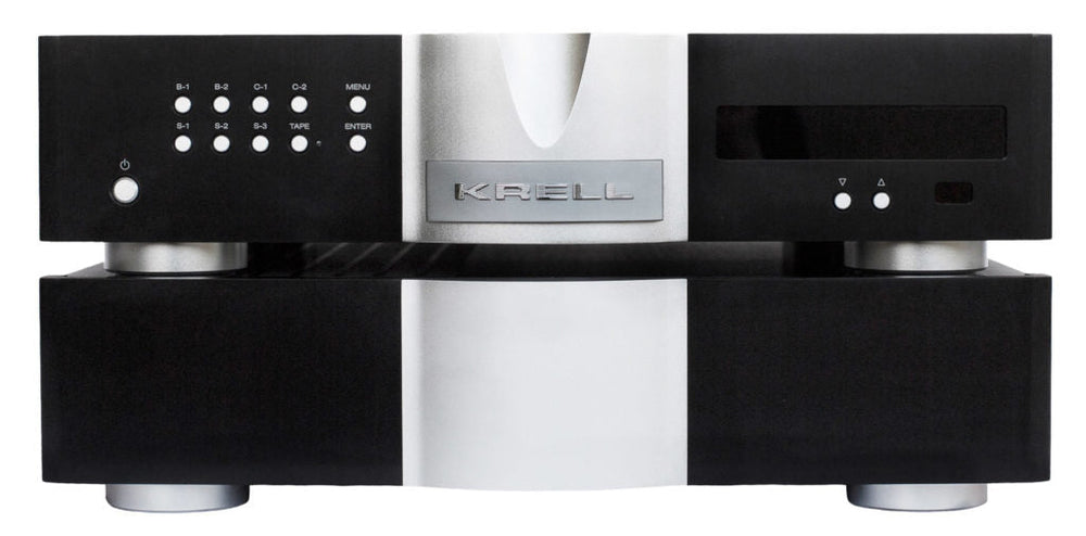 Krell Illusion - cast stereo preamplifier with separate power supply and crossover module preinstalled