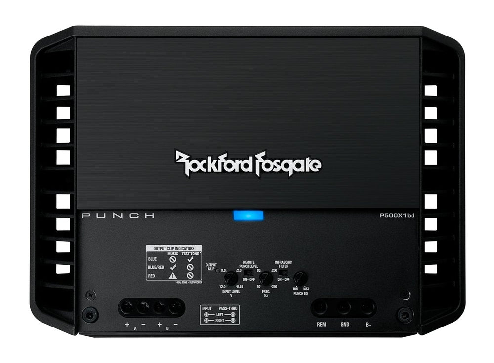 Rockford Fosgate P500X1bd Punch 500 Watt Class-bd Mono Amplifier