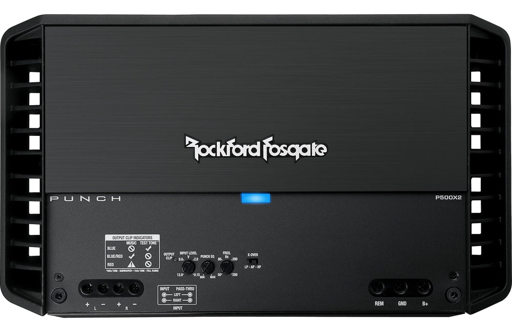 Rockford Fosgate P500X2 500W RMS Punch 2-Channel Amplifier