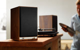 Audioengine HD6 Wireless Premium Powered Bookshelf Speaker System - Walnut Pair