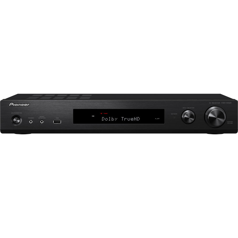 Pioneer Slim Audio andVideo Component Receiver Black (VSX-S520)