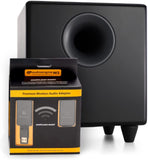 Audioengine S8 250W Wireless Powered Subwoofer w/built-in Amplifier (Satin Black)