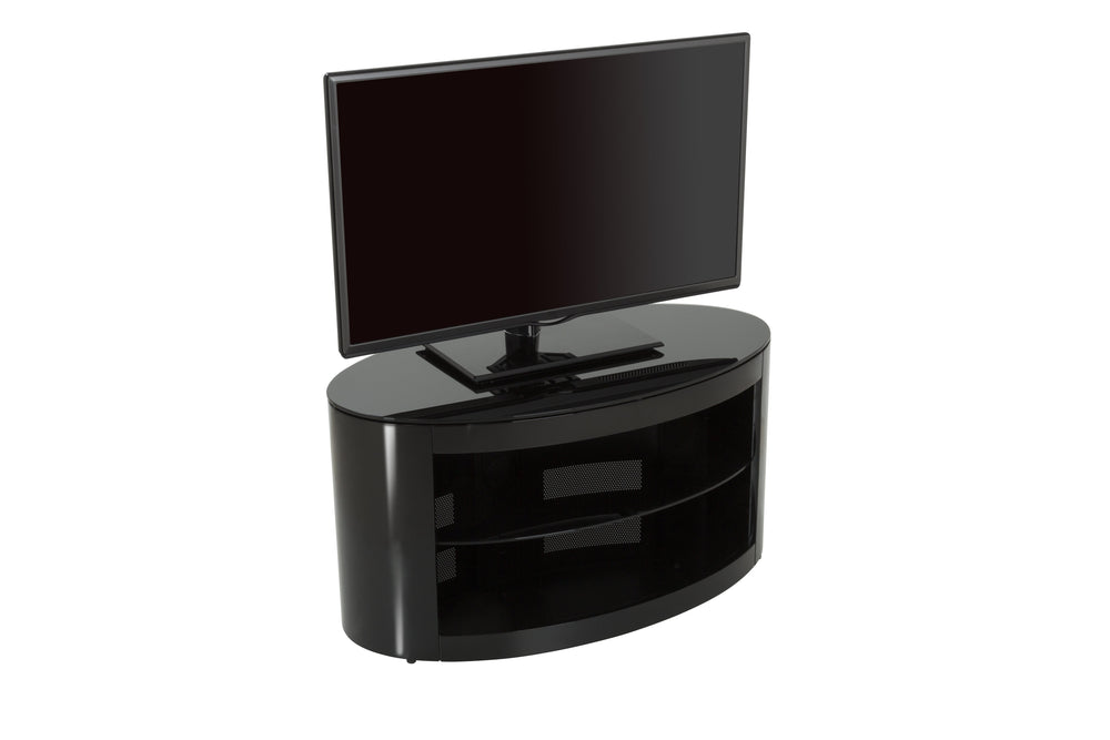 AVF Affinity Plus - Buckingham Plus 800 Oval TV Stand (BlackBlack Glass)
