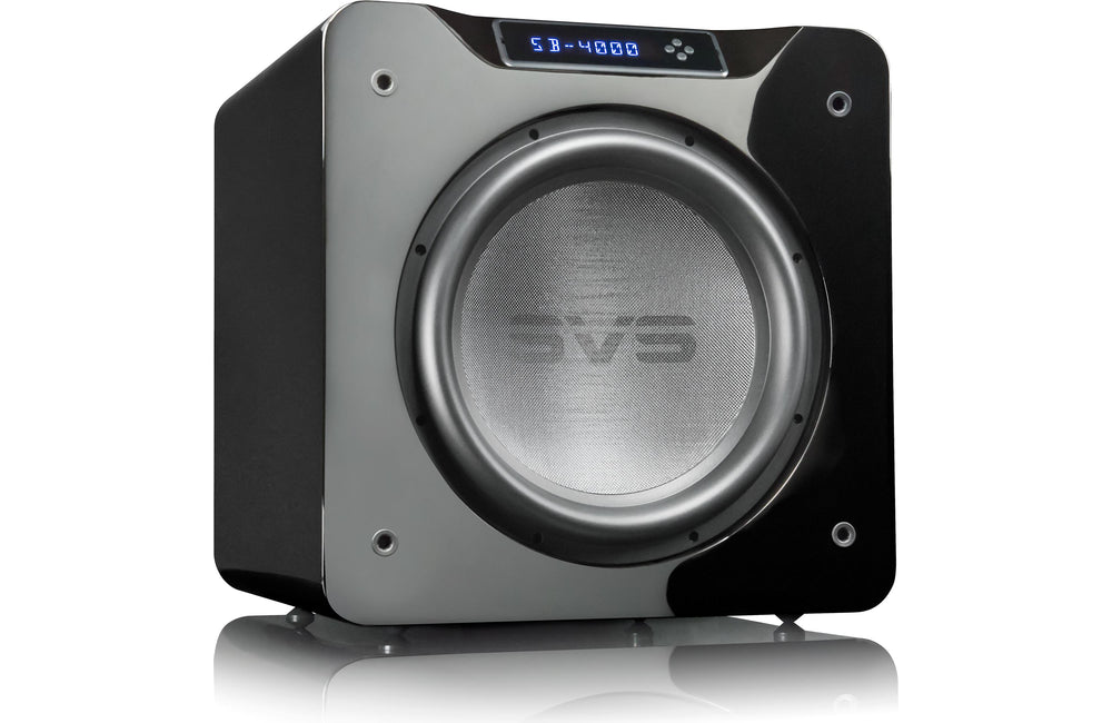 SVS SB-4000 Subwoofer (Piano Gloss Black) â13.5-inch Driver, 1,200-Watts RMS, Sealed Cabinet, App Control