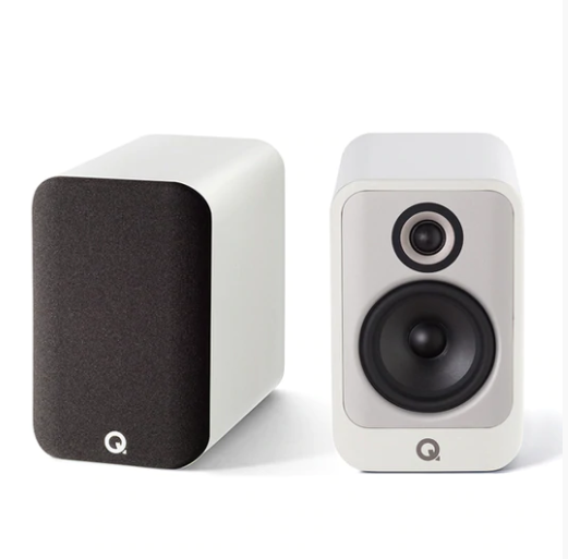 Q Acoustics Concept 30 Bookshelf Speaker Pair - White Finish