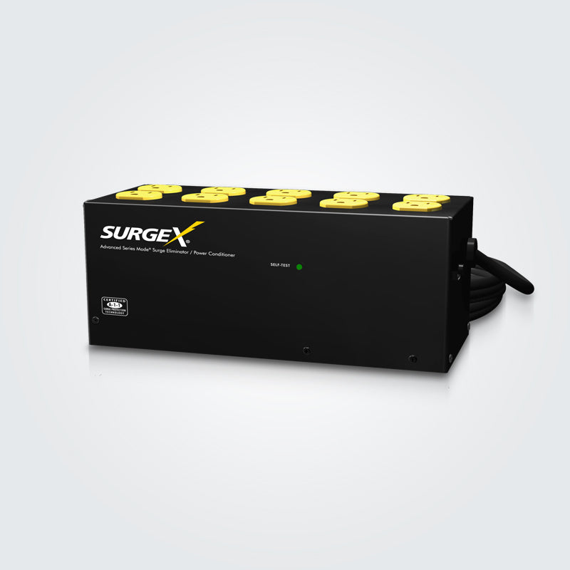 SurgeX SA-20 Standalone Surge Eliminator - 120 Volt, 20 amp - Advanced Series Mode Surge Protector EMIRFI Noise Filter