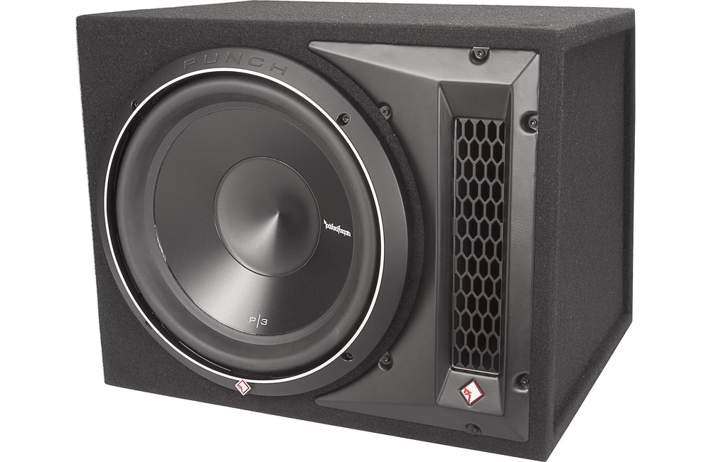 Rockford Fosgate Punch P3S-1X12 P3S Single 12 Shallow Loaded Enclsoure Subwoofer