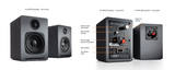 Audioengine A1-MR Multiroom Wireless Desktop Speakers with built-in DAC and Wifi