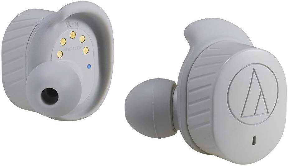 Audio Technica ATH-SPORT7TWGY SonicSport Wireless In-Ear Headphones (Gray)