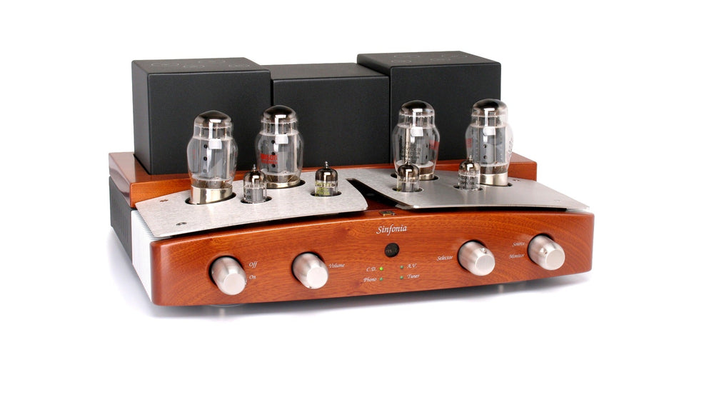 Unison Research Sinfonia Pure Class-A Integrated Valve Amplifier - Cherry Finish