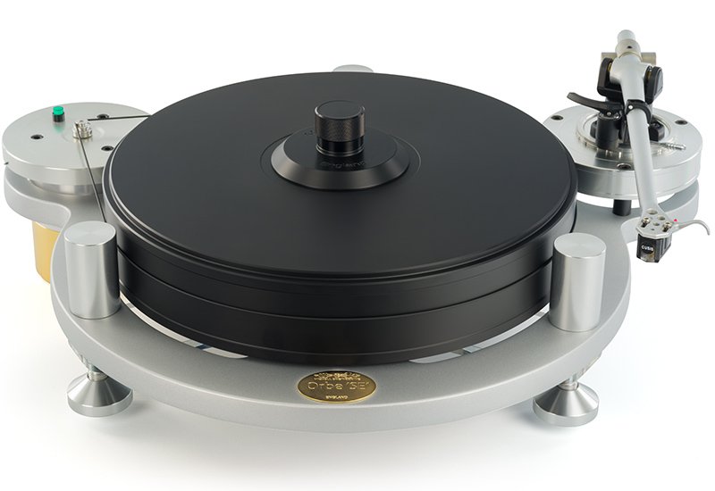 Michell Orbe SE - Small Footprint Flagship Turntable with Technoarm 2 - Silver Finish