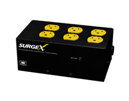 SurgeX SA-966 Standalone Surge Eliminator - 8A  120V, 6 outlets