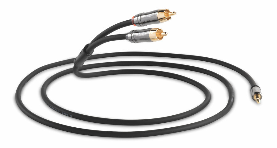 QED Performance 3.5mm to RCA - J2P Graphite - 3 Meter