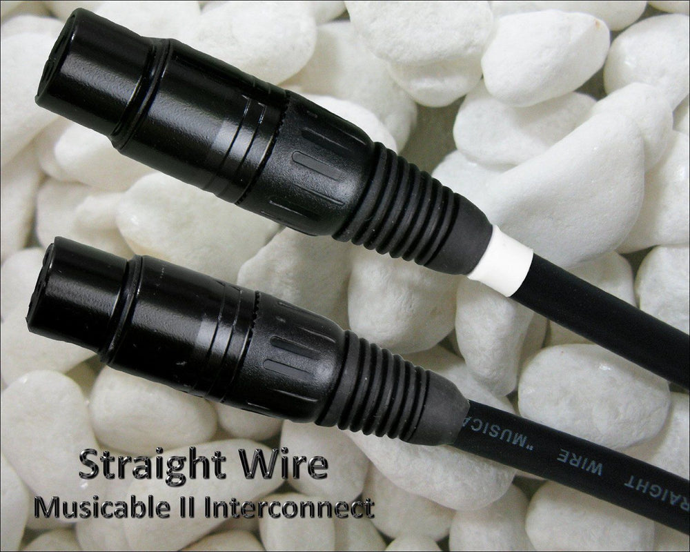 Straightwire MUSICable II XLR Audio Interconnect Cable 6 Meter Pair