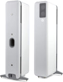 Q Acoustics - Q Active 400 Floorstanding Speaker Pair - White Finish w/ Q active Hub