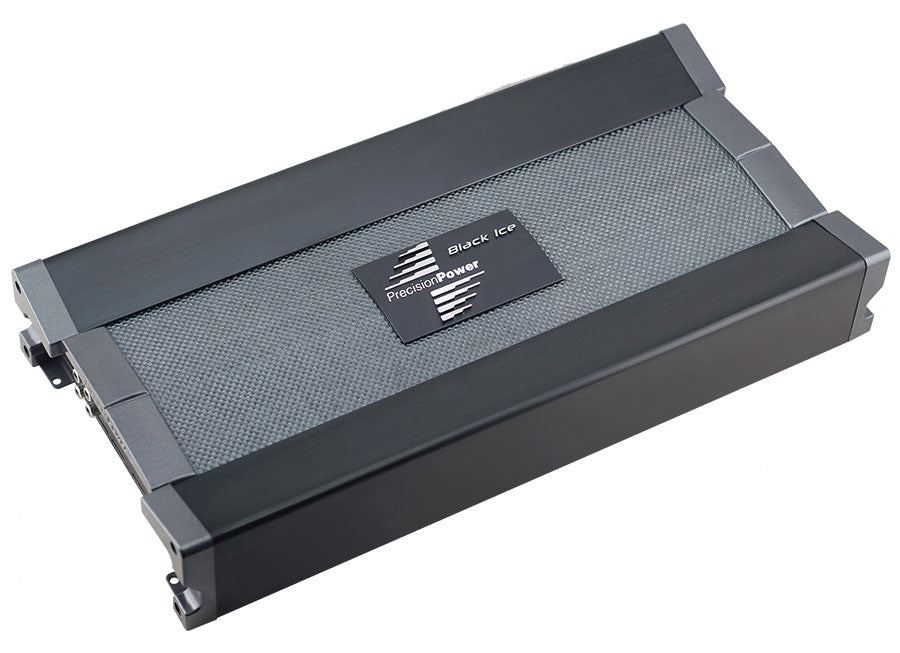 Precision Power ICE5000.1D Black Ice Series Subwoofer Power Amplifier âStrap Bridge-Mode Ready (MasterSlave)
