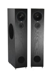 Rega rx5 black floorstanding speaker pair