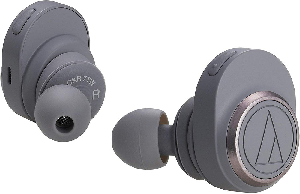 Audio Technica ATH-CKR7TW Wireless In-Ear Headphones (Gray)