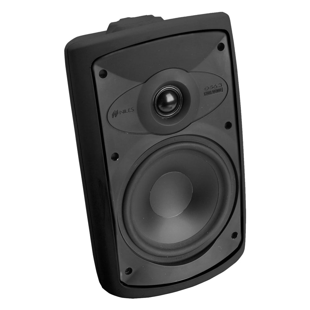 Niles OS6.3 Black (Pair) 6 Inch 2-Way High Performance Indoor Outdoor Speakers (FG00989)