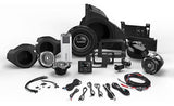 Rockford Fosgate RZR14-STAGE5 Stage 5 audio upgrade kit for select 2014-up Polaris RZRs: includes receiver, 4 speakers, 5-channel amplifier, and 10 subwoofer